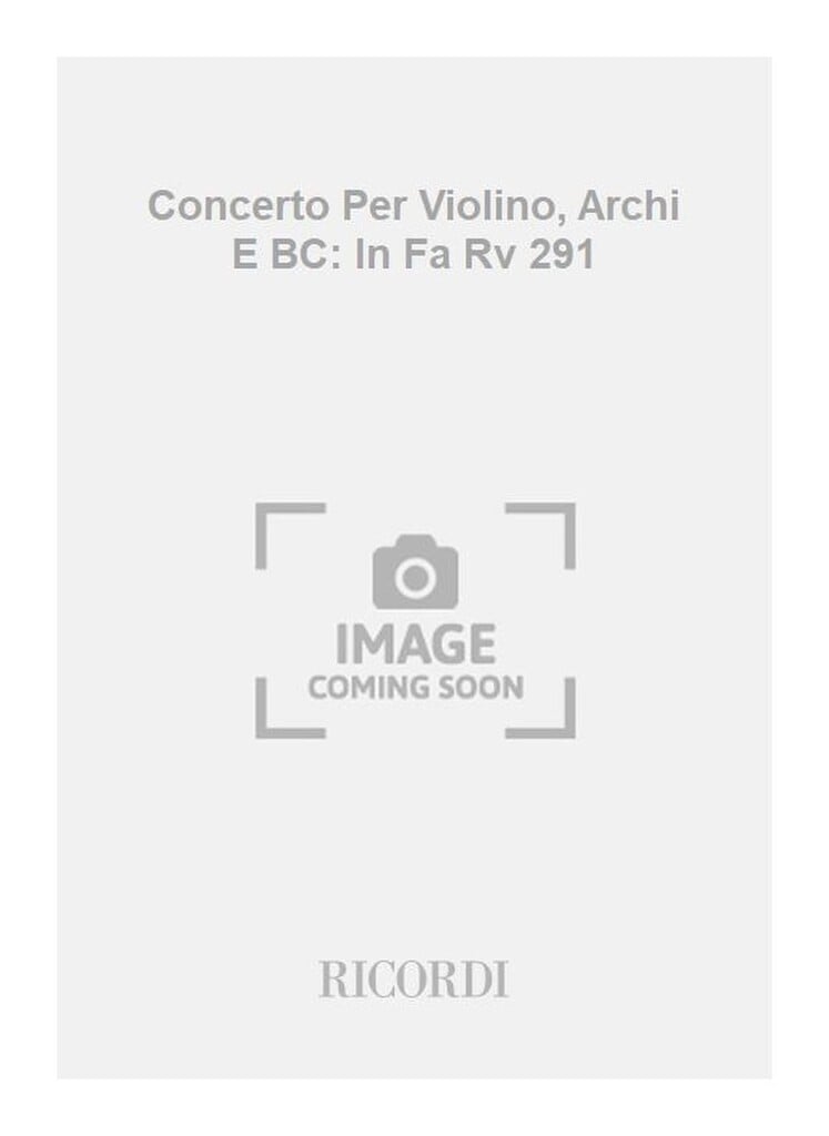 Concerti Per Vl., Archi E B.C.: